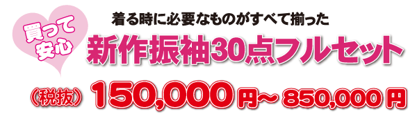 新作振袖30点フルセット